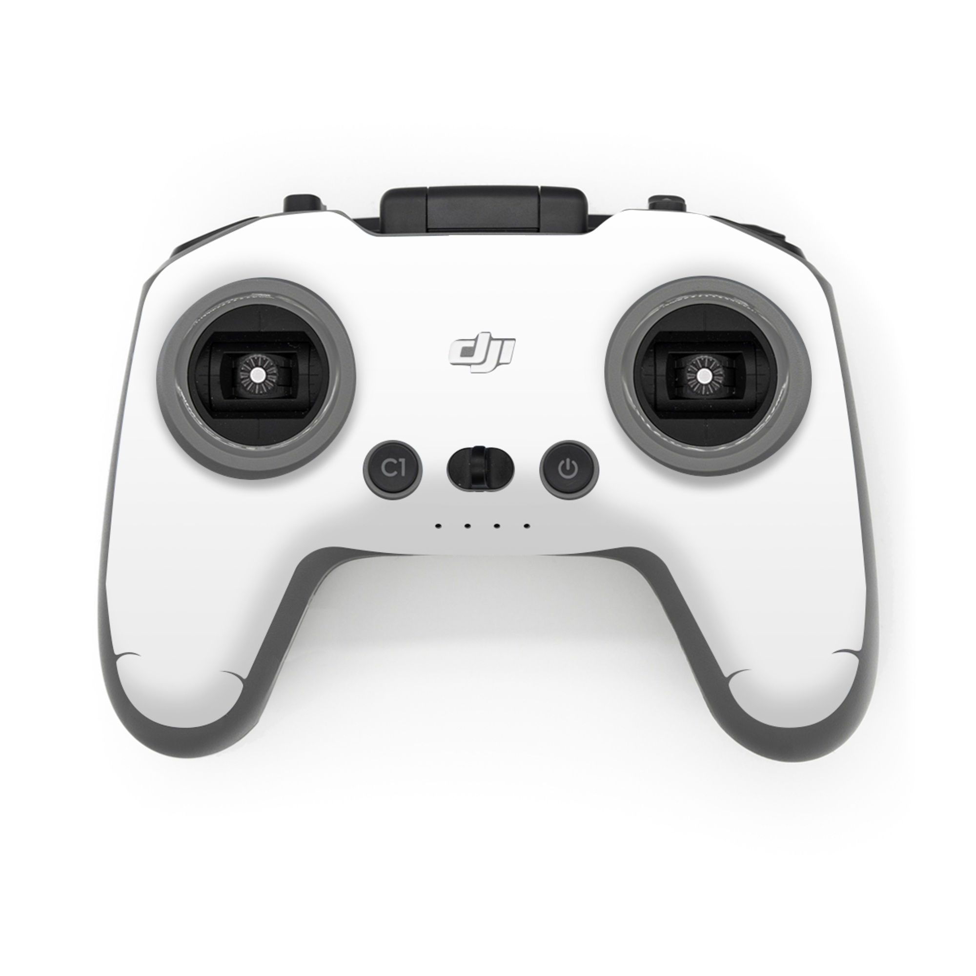 DJI FPV Remote Controller 3 Skin design of White, Black, Line, with white colors