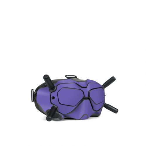 Solid State Purple DJI FPV Goggles V2 Skin
