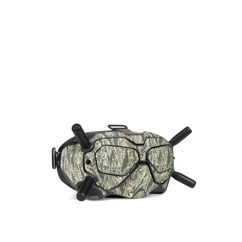 DJI FPV Goggles V2 Skin design of Pattern, Grass, Plant, with gray, green colors