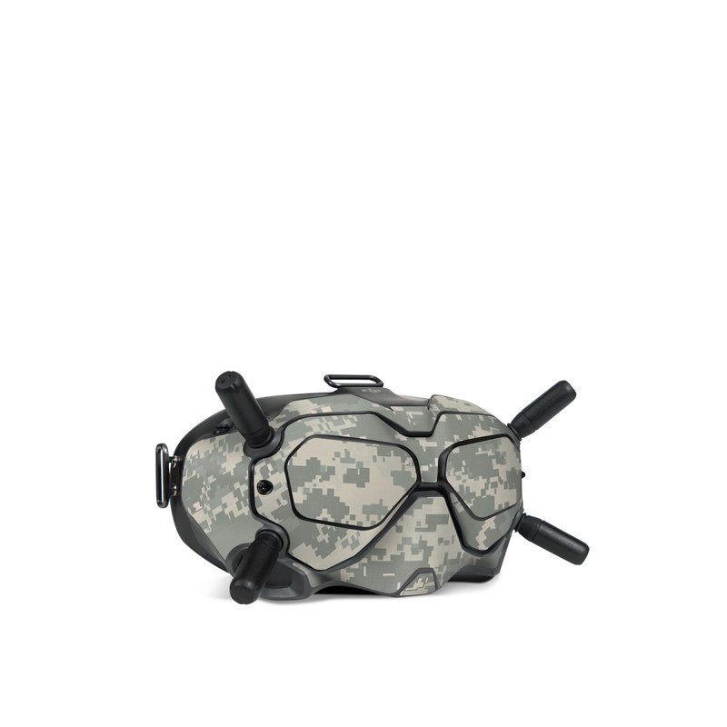 DJI FPV Goggles V2 Skin design of Military camouflage, Green, Pattern, Uniform, Camouflage, Design, Wallpaper, with gray, green colors