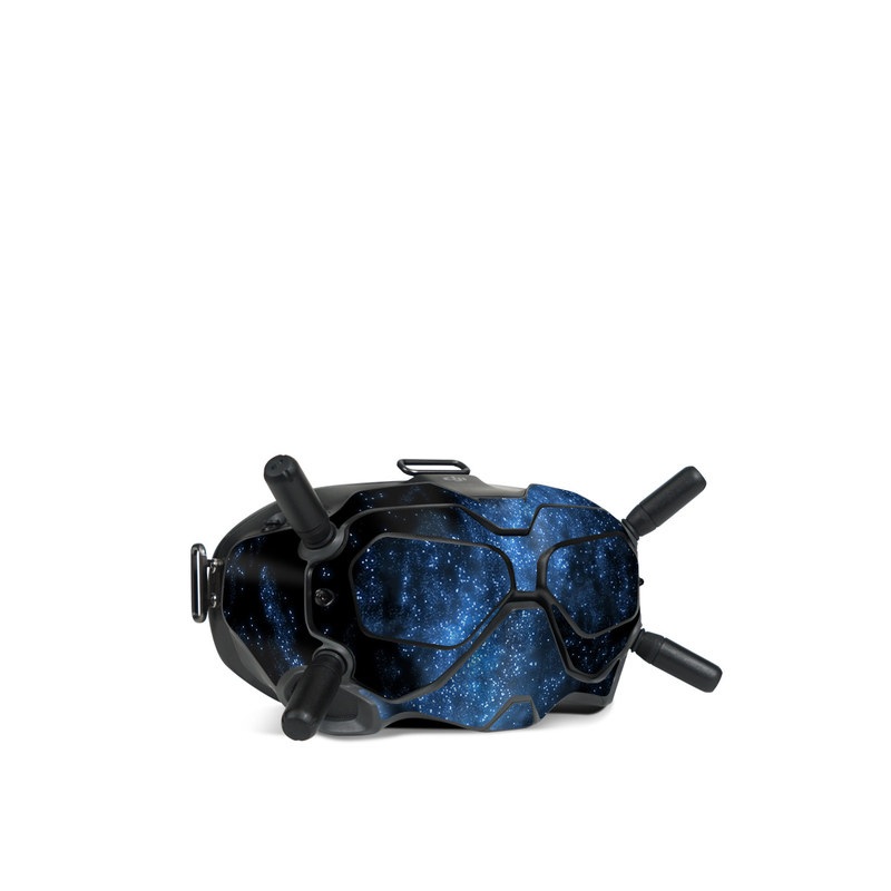 DJI FPV Goggles V2 Skin design of Sky, Atmosphere, Black, Blue, Outer space, Atmospheric phenomenon, Astronomical object, Darkness, Universe, Space, with black, blue colors