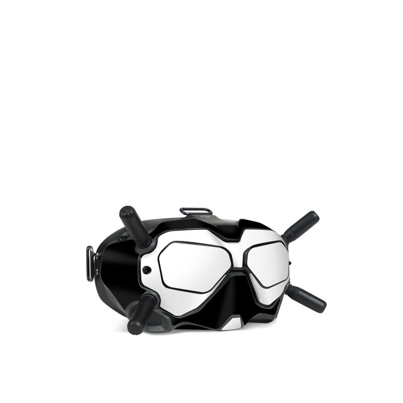 DJI FPV Goggles V2 Skin design with white, black, red colors