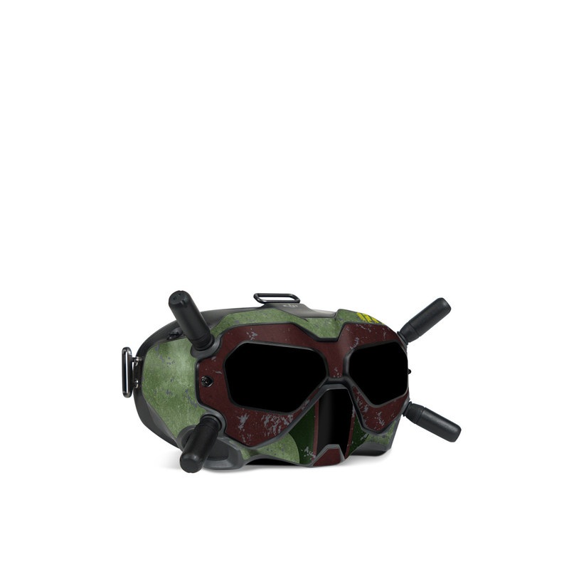 DJI FPV Goggles V2 Skin design of Rectangle, Screenshot, Font, Wood, Pattern, Symmetry, Machine, Gas, Parallel, Engineering, with red, green, yellow, black, gray, white colors