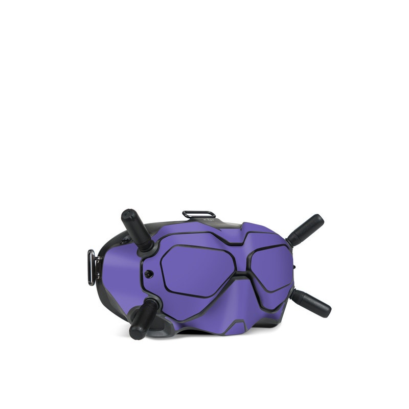 DJI FPV Goggles V2 Skin design of Blue, Violet, Sky, Purple, Daytime, Black, Lilac, Cobalt blue, Pink, Azure, with purple colors