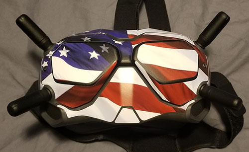 Patriotic DJI FPV Goggles V2 Skin