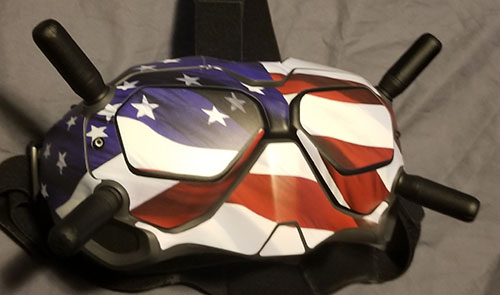 Patriotic DJI FPV Goggles V2 Skin