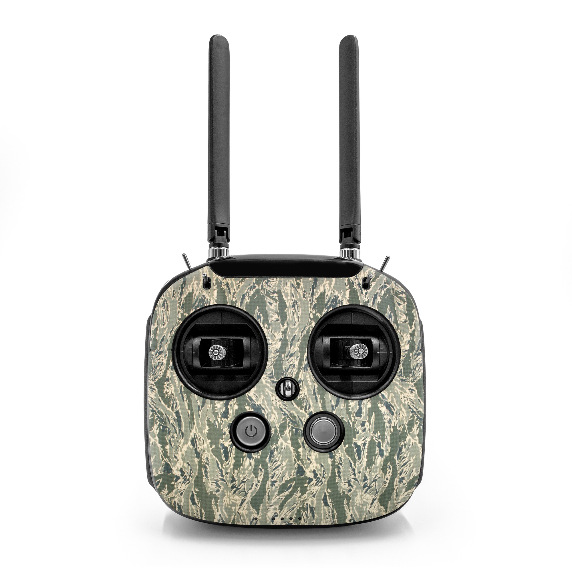 DJI FPV Remote Controller Mode 2 Skin design of Pattern, Grass, Plant, with gray, green colors