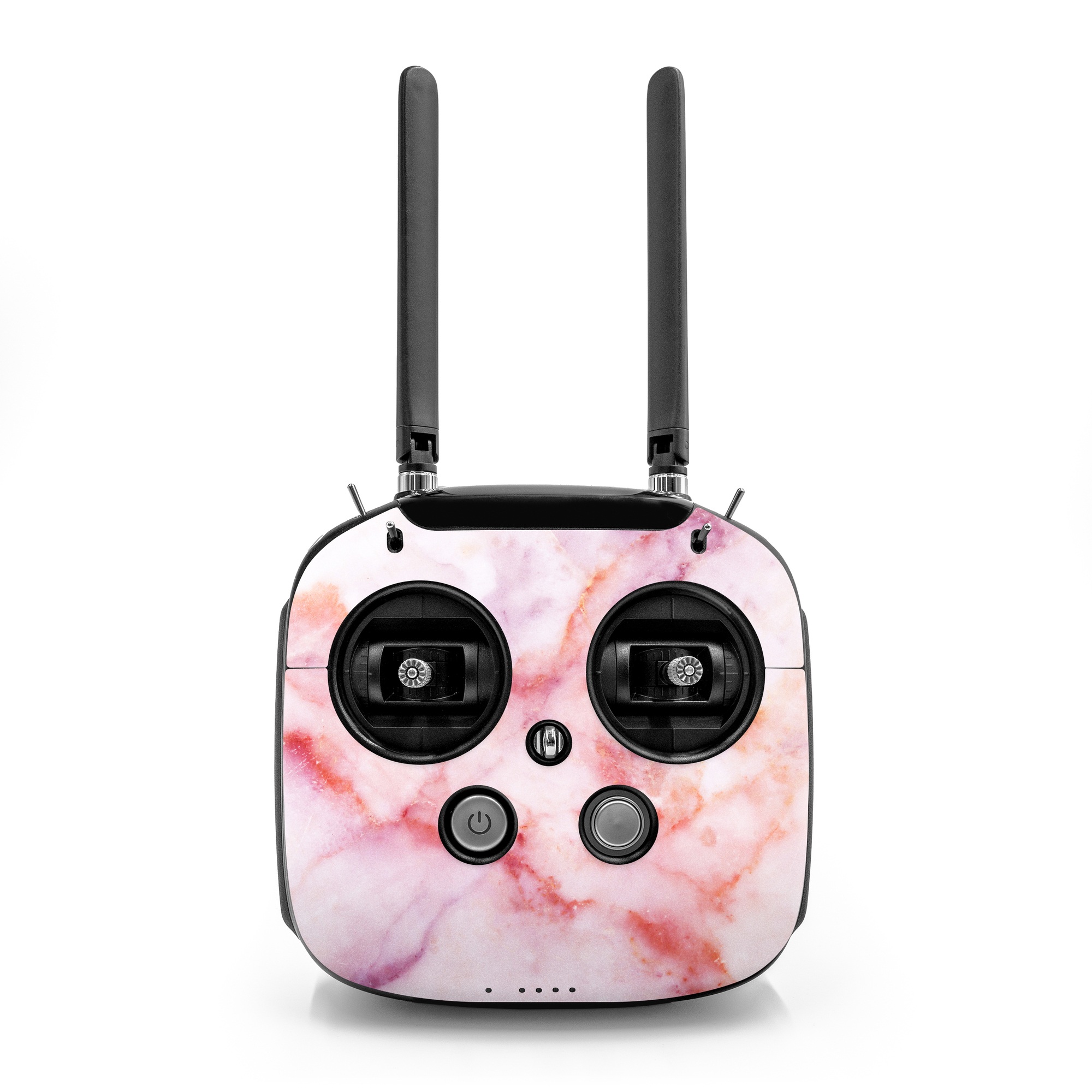 DJI FPV Remote Controller Mode 2 Skin design of Pink, Skin, Flesh, Textile, Fur, with pink, red, white, purple, orange colors