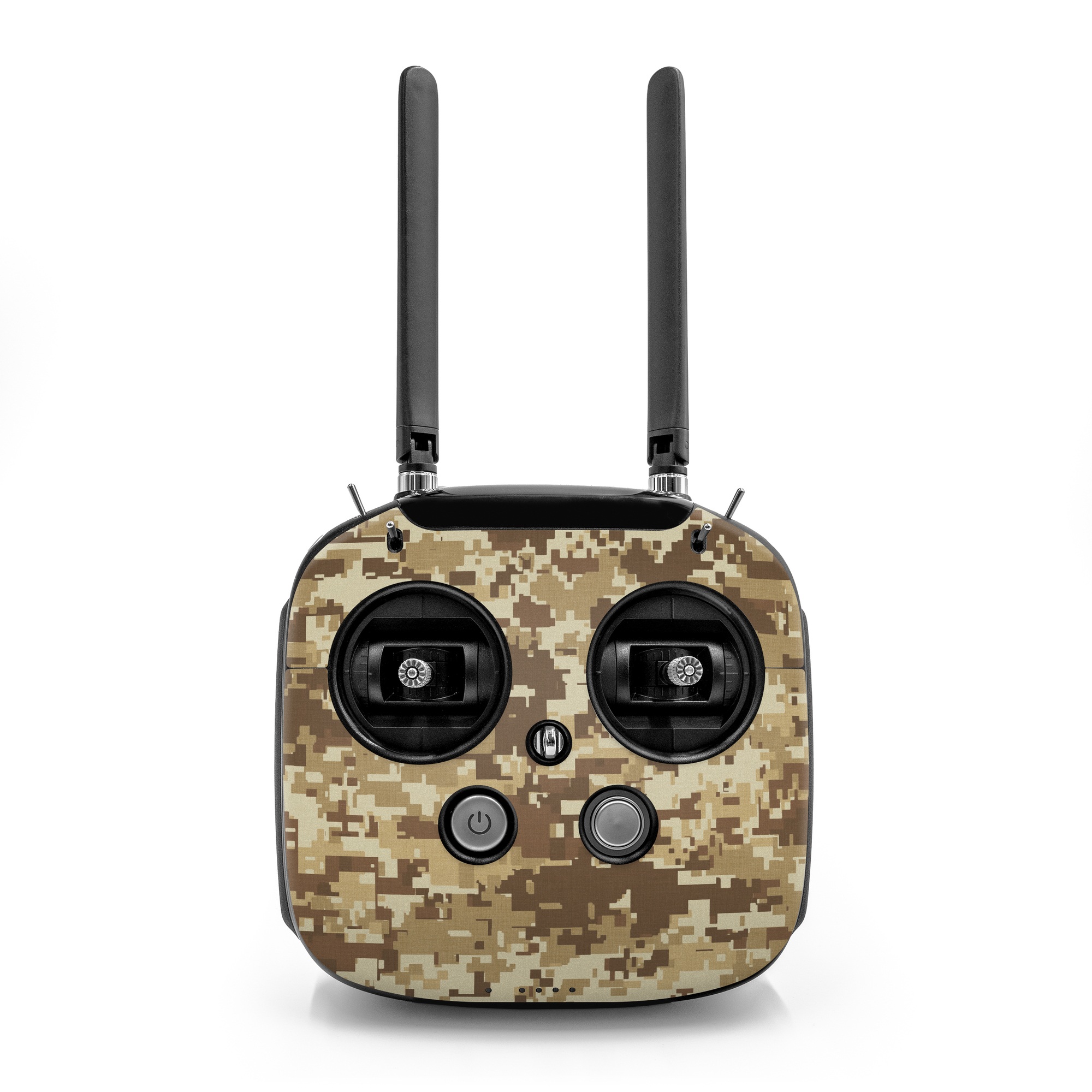 DJI FPV Remote Controller Mode 2 Skin design of Military camouflage, Brown, Pattern, Camouflage, Wall, Beige, Design, Textile, Uniform, Flooring, with brown colors