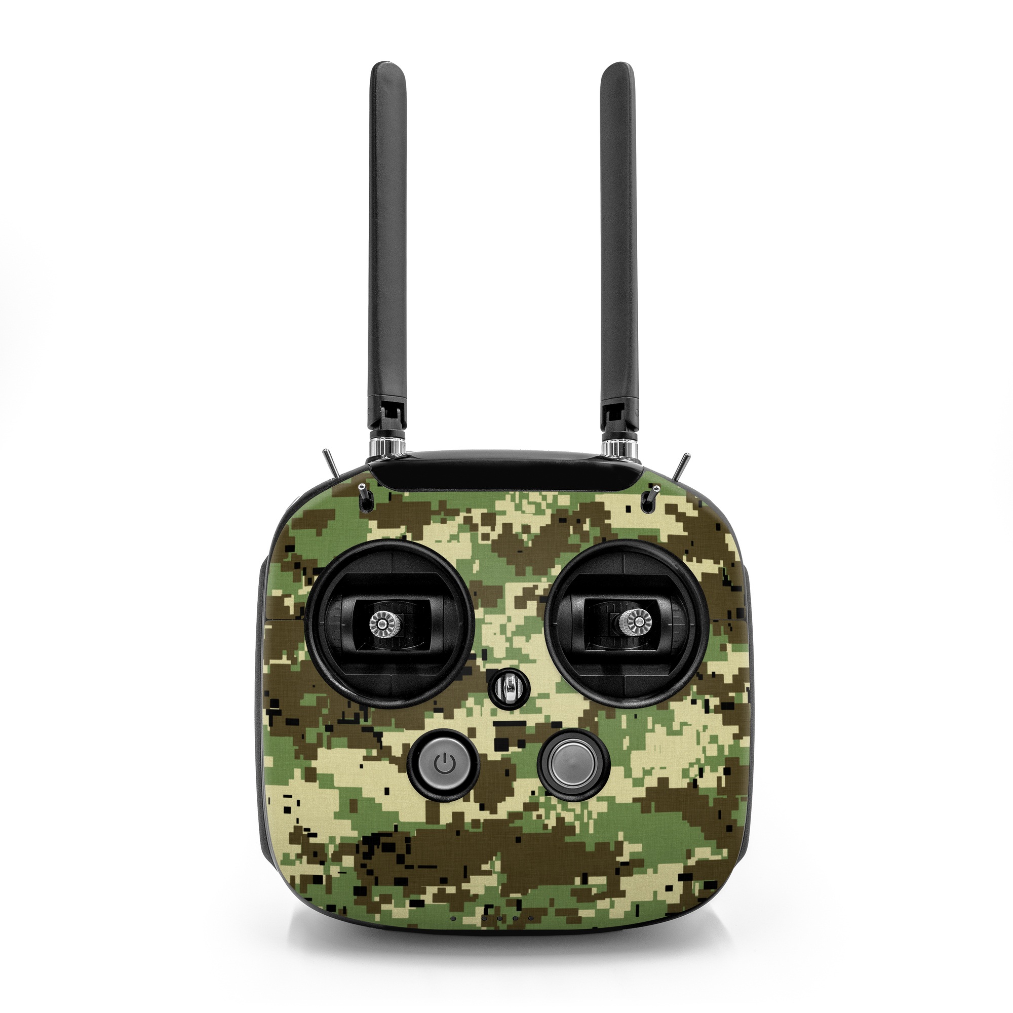 DJI FPV Remote Controller Mode 2 Skin design of Military camouflage, Pattern, Camouflage, Green, Uniform, Clothing, Design, Military uniform, with black, gray, green colors