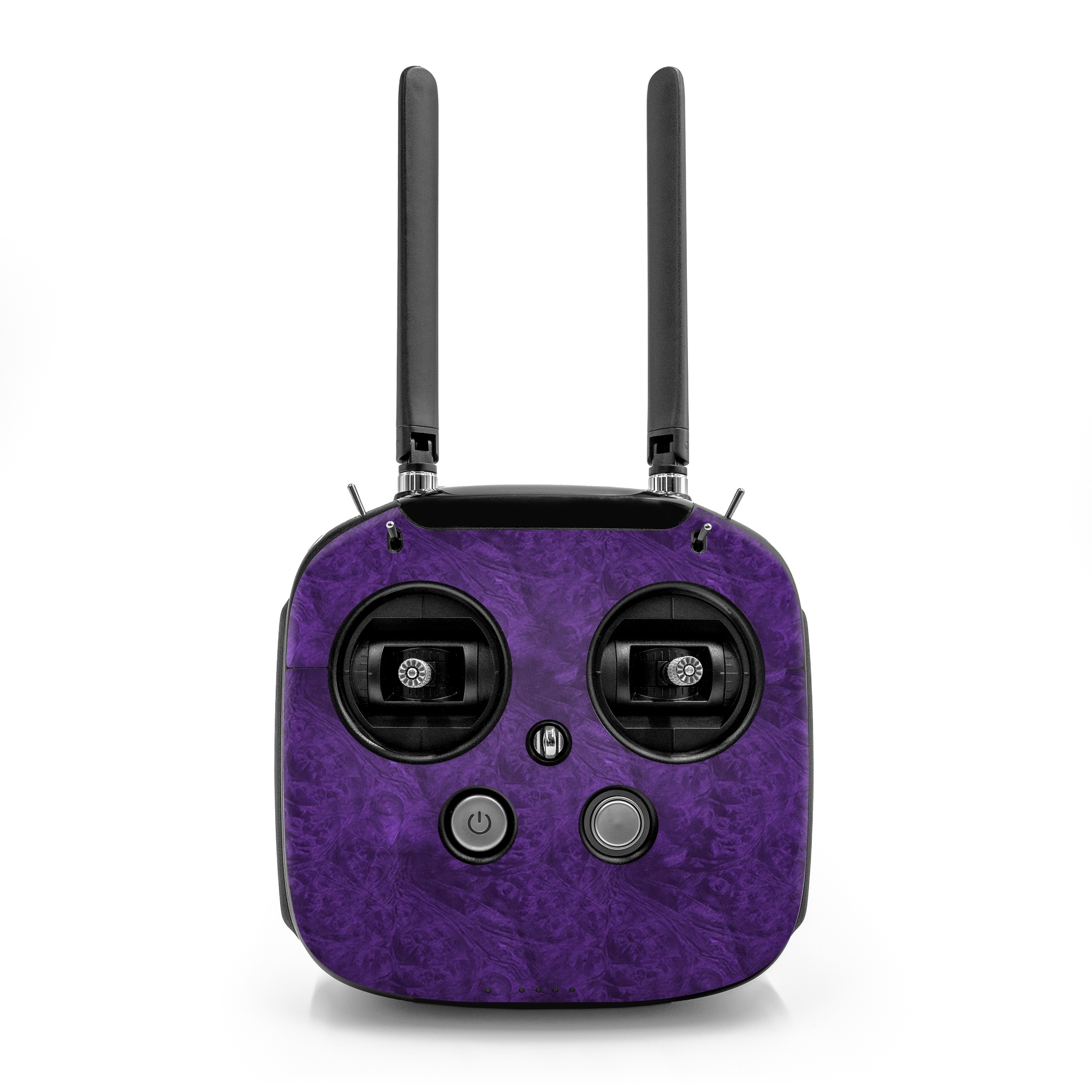 DJI FPV Remote Controller Mode 2 Skin design of Violet, Purple, Lilac, Pattern, Magenta, Textile, Wallpaper, with black, blue colors