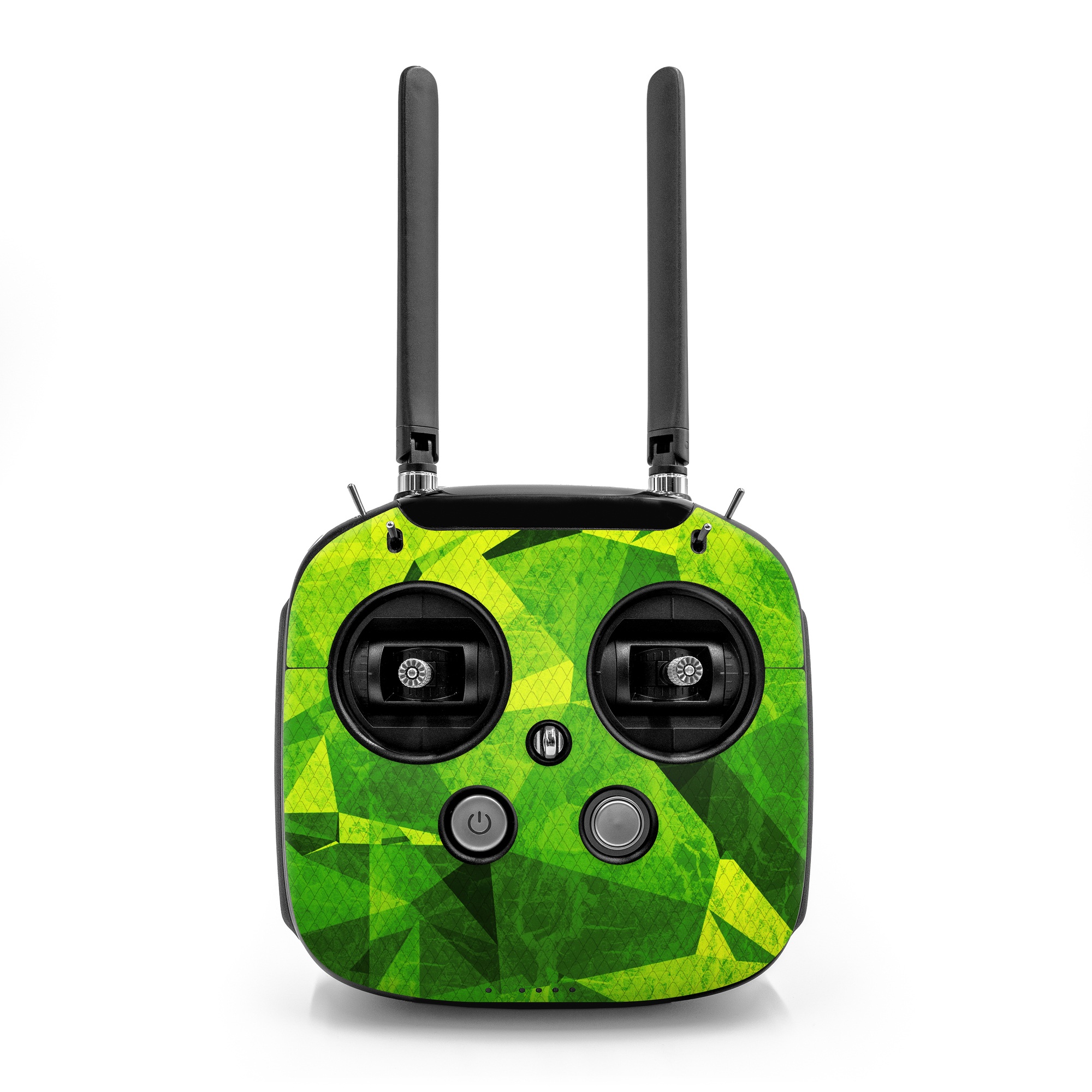 DJI FPV Remote Controller Mode 2 Skin design of Green, Pattern, Leaf, Design, Illustration, with green colors