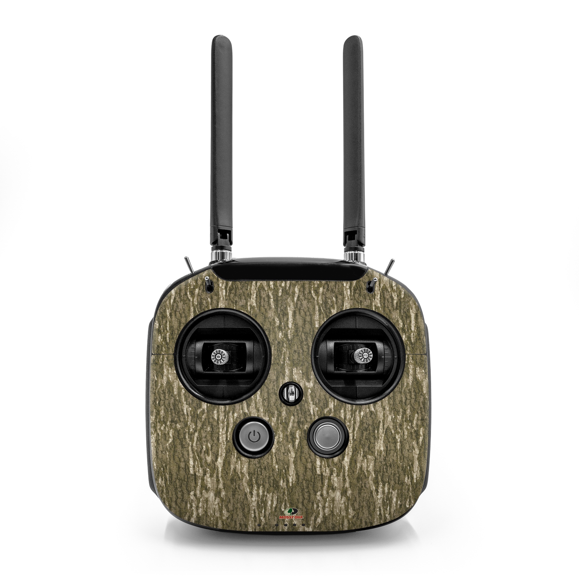DJI FPV Remote Controller Mode 2 Skin design of Grass, Brown, Grass family, Plant, Soil, with black, red, gray colors
