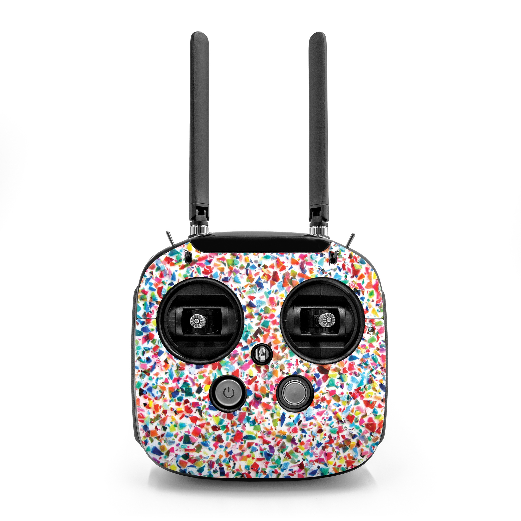 DJI FPV Remote Controller Mode 2 Skin design of Pattern, Wrapping paper, with red, orange, pink, blue, green, yellow colors