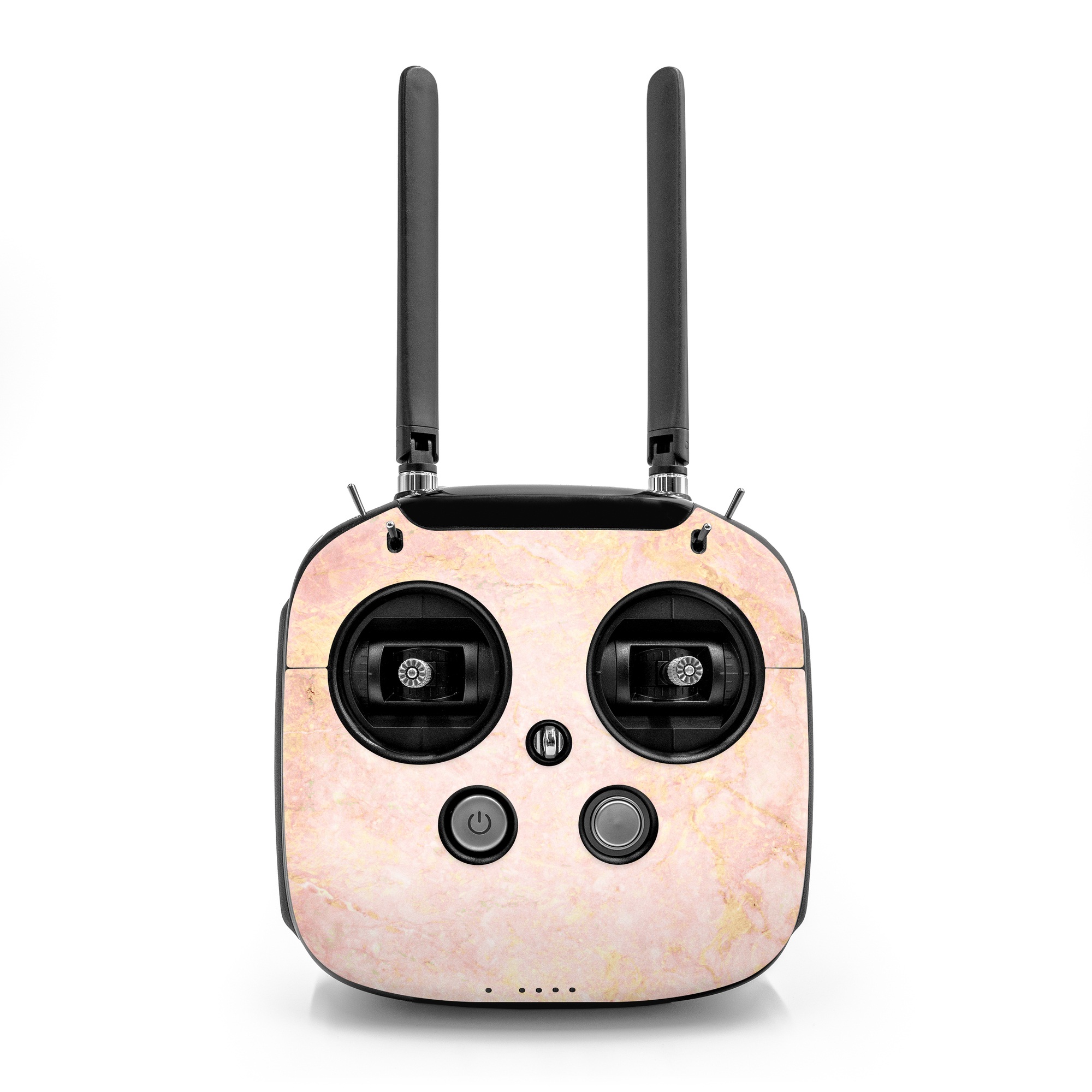 DJI FPV Remote Controller Mode 2 Skin design of Pink, Peach, Wallpaper, Pattern, with pink, yellow, orange colors