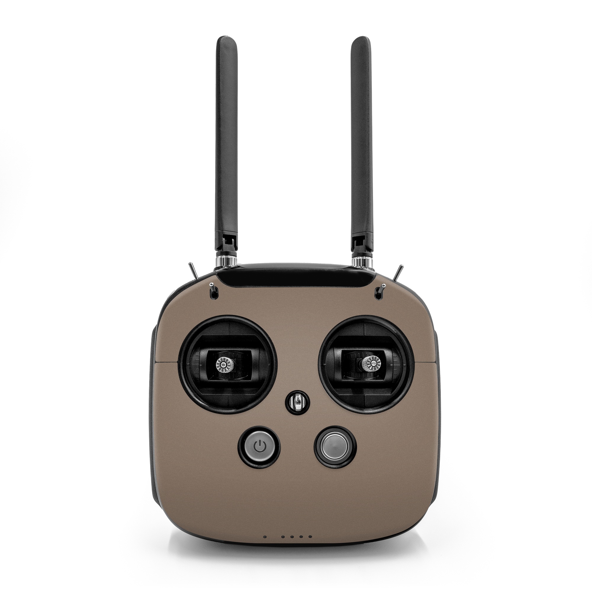 DJI FPV Remote Controller Mode 2 Skin design of Brown, Text, Beige, Material property, Font, with brown colors