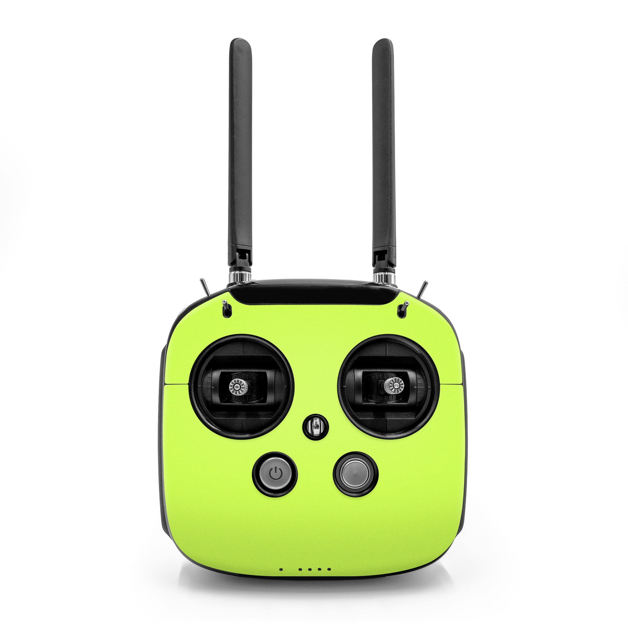 DJI FPV Remote Controller Mode 2 Skin design of Green, Yellow, Text, Leaf, Font, Grass, with green colors