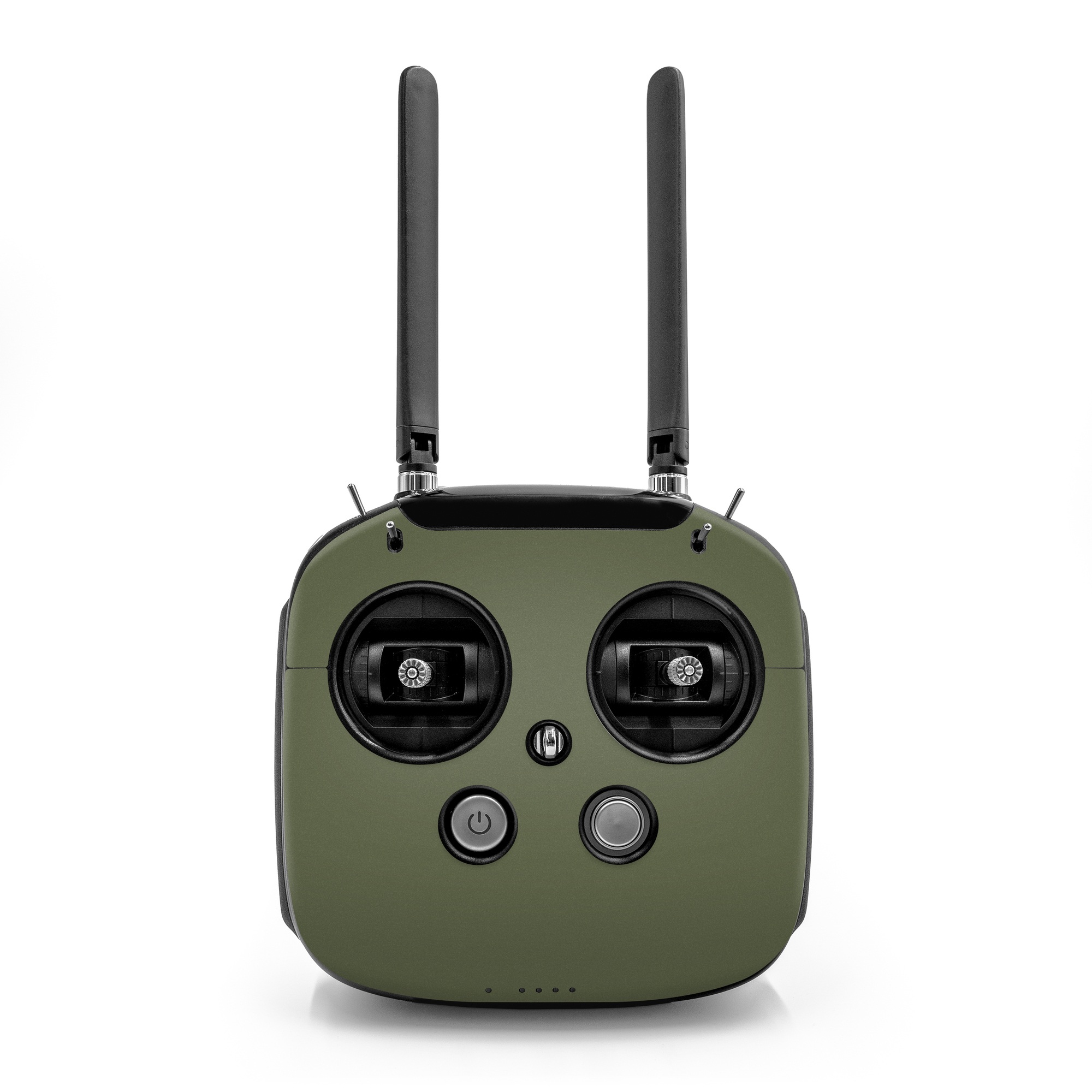 DJI FPV Remote Controller Mode 2 Skin design of Green, Brown, Text, Yellow, Grass, Font, Pattern, Beige, with green, brown colors