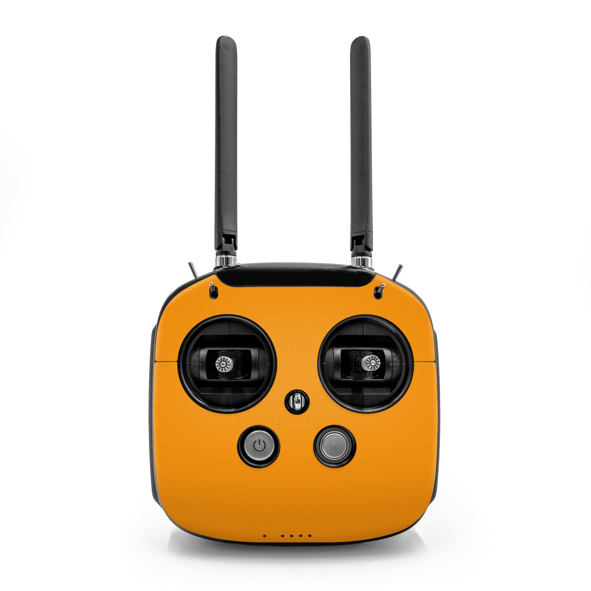 DJI FPV Remote Controller Mode 2 Skin design of Orange, Yellow, Brown, Text, Amber, Font, Peach, with orange colors