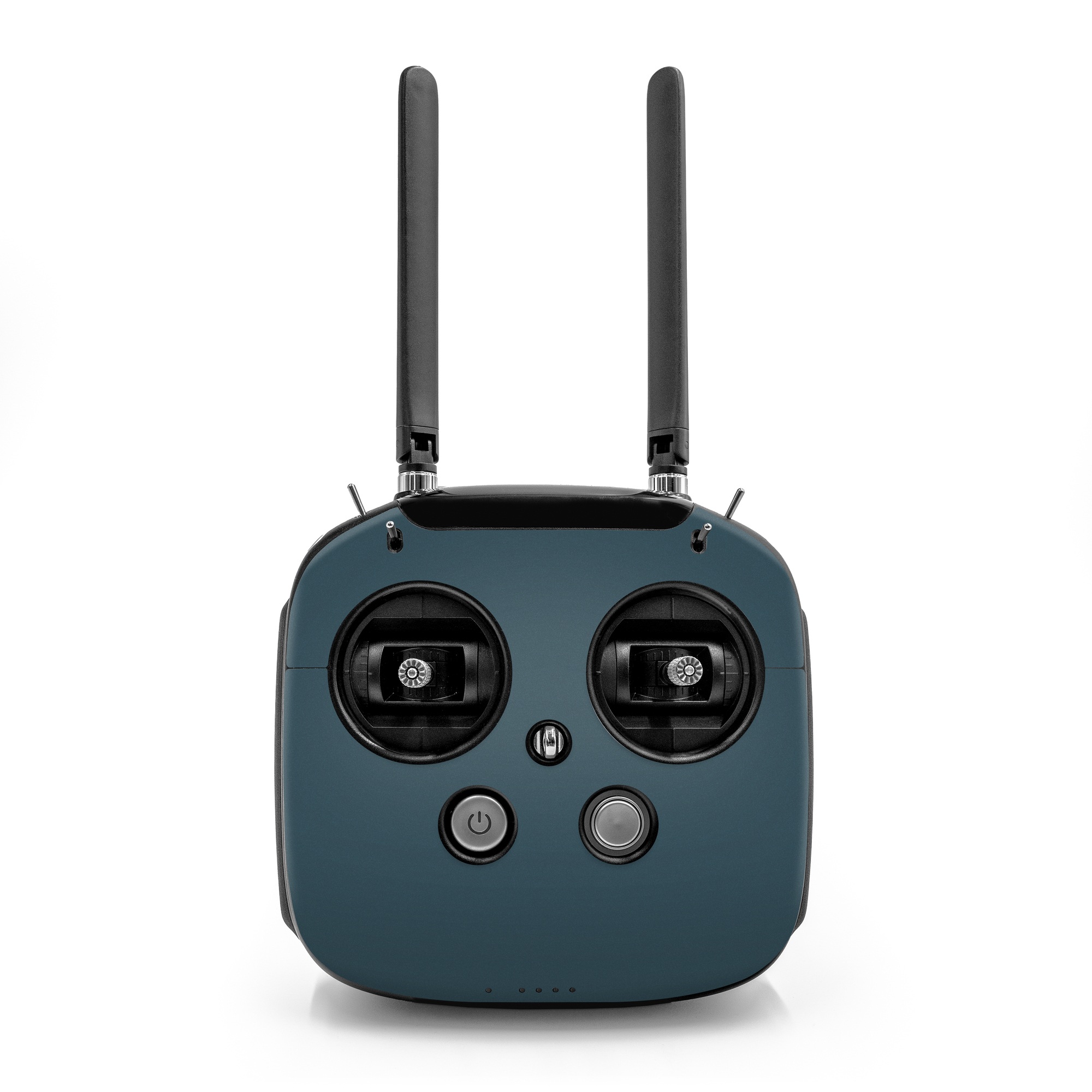 DJI FPV Remote Controller Mode 2 Skin design of Electric blue, Pattern, Font, Circle, Cumulus, Darkness, Midnight, Magenta, Horizon, Rectangle, with blue, gray colors