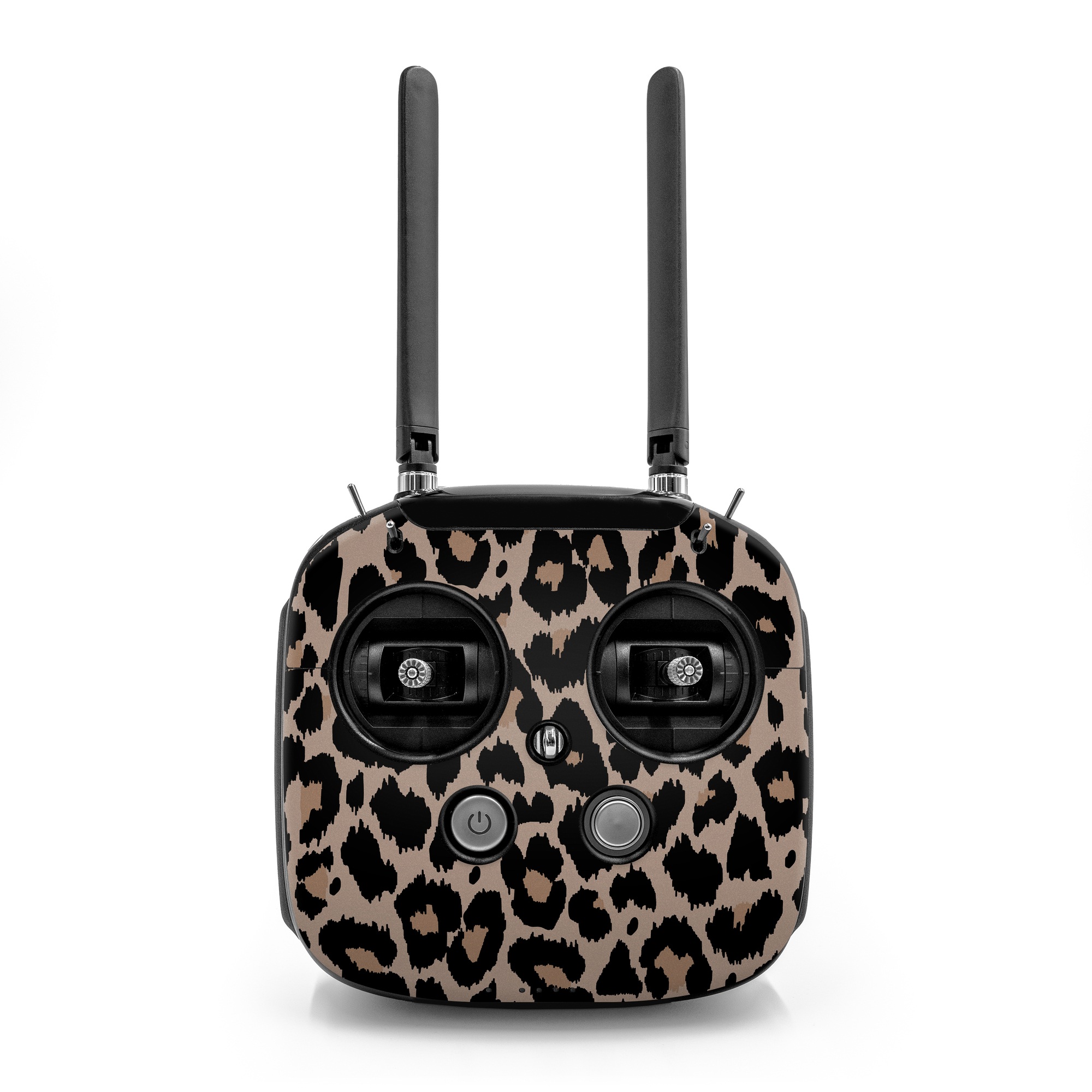 DJI FPV Remote Controller Mode 2 Skin design of Pattern, Brown, Fur, Design, Textile, Monochrome, Fawn, with black, gray, red, green colors