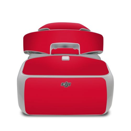 Solid State Red DJI Goggles Skin