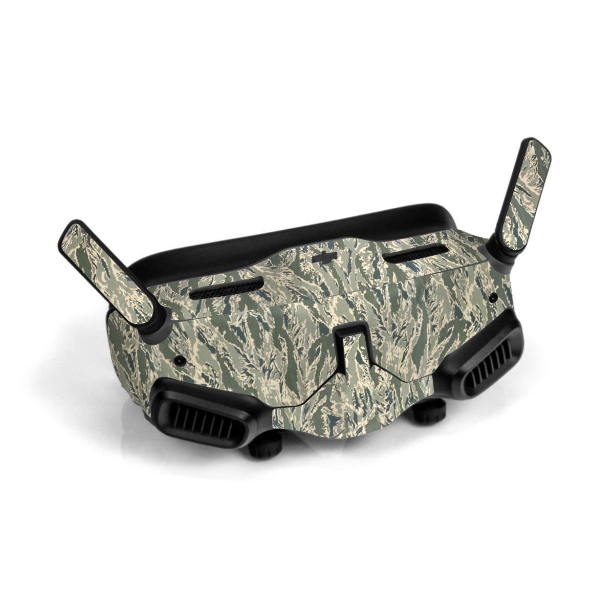 DJI Goggles 2 Skin design of Pattern, Grass, Plant, with gray, green colors