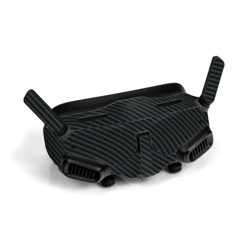 DJI Goggles 2 Skin design of Green, Black, Blue, Pattern, Turquoise, Carbon, Textile, Metal, Mesh, Woven fabric, with black colors