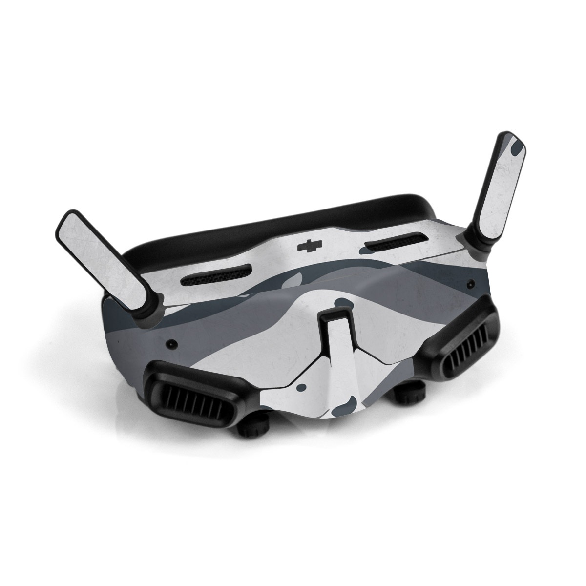 DJI Goggles 2 Skin design of White, Pattern, Water, Design, Illustration, Black-and-white, Metal, Drawing, Style, with black, white, gray colors