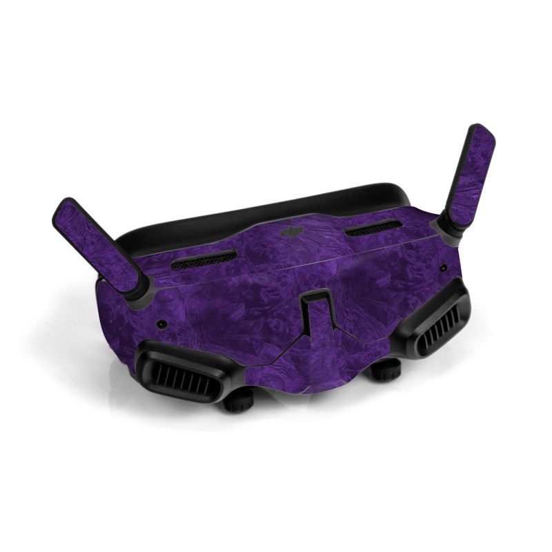 DJI Goggles 2 Skin design of Violet, Purple, Lilac, Pattern, Magenta, Textile, Wallpaper, with black, blue colors