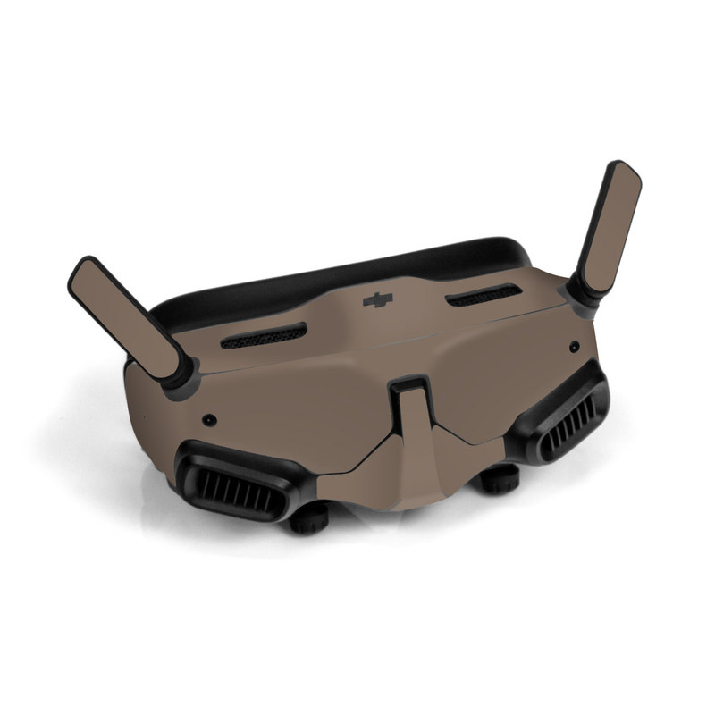DJI Goggles 2 Skin design of Brown, Text, Beige, Material property, Font, with brown colors