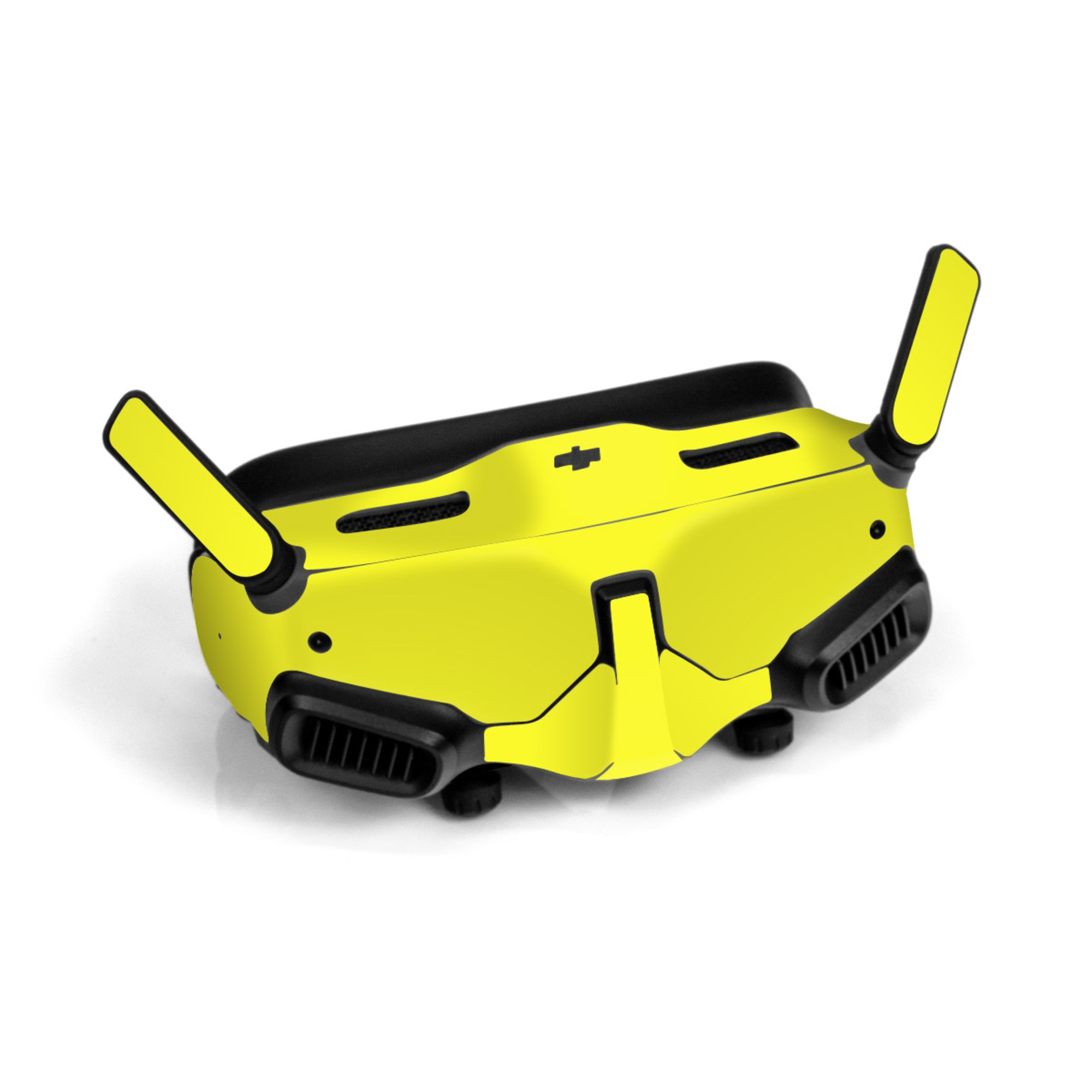 DJI Goggles 2 Skin design of Yellow, Font, Electric blue, Peach, Pattern, Magenta, with yellow colors