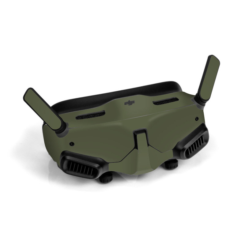 DJI Goggles 2 Skin design of Green, Brown, Text, Yellow, Grass, Font, Pattern, Beige, with green, brown colors
