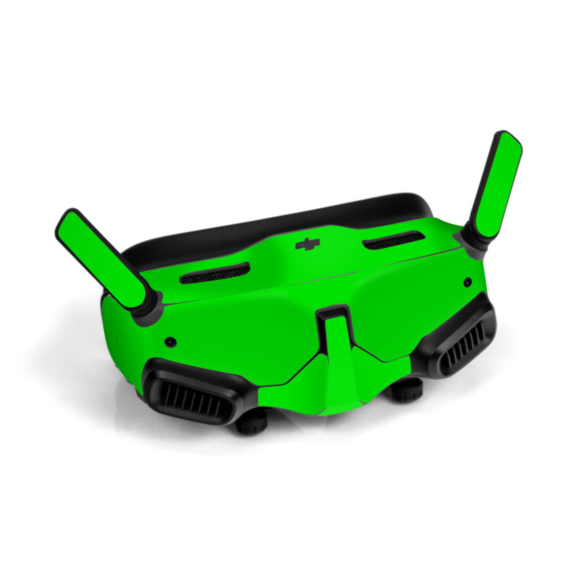 DJI Goggles 2 Skin design of Green, Rectangle, Baize, Table, Font, Electric blue, Pattern, Symmetry, Magenta, Circle, with green colors