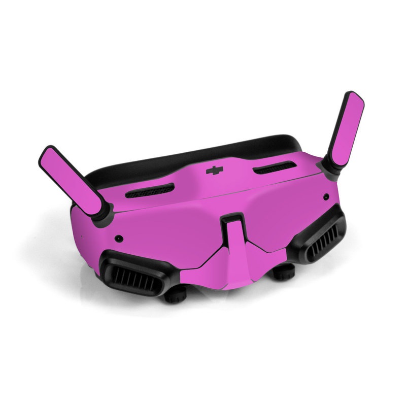 DJI Goggles 2 Skin design of Violet, Pink, Purple, Red, Lilac, Magenta, Blue, Lavender, Text, Sky, with pink colors