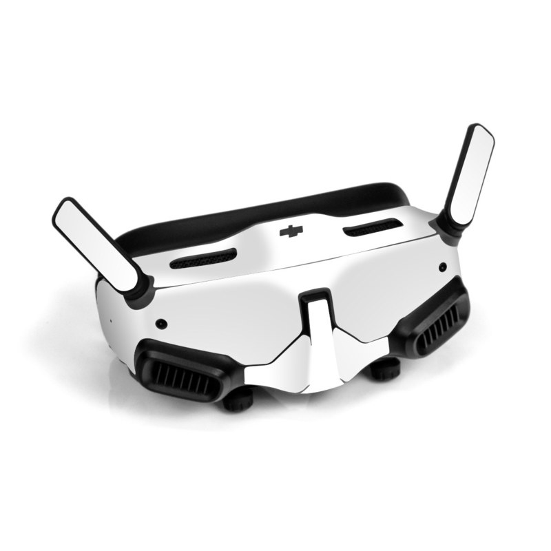 DJI Goggles 2 Skin design of White, Black, Line, with white colors