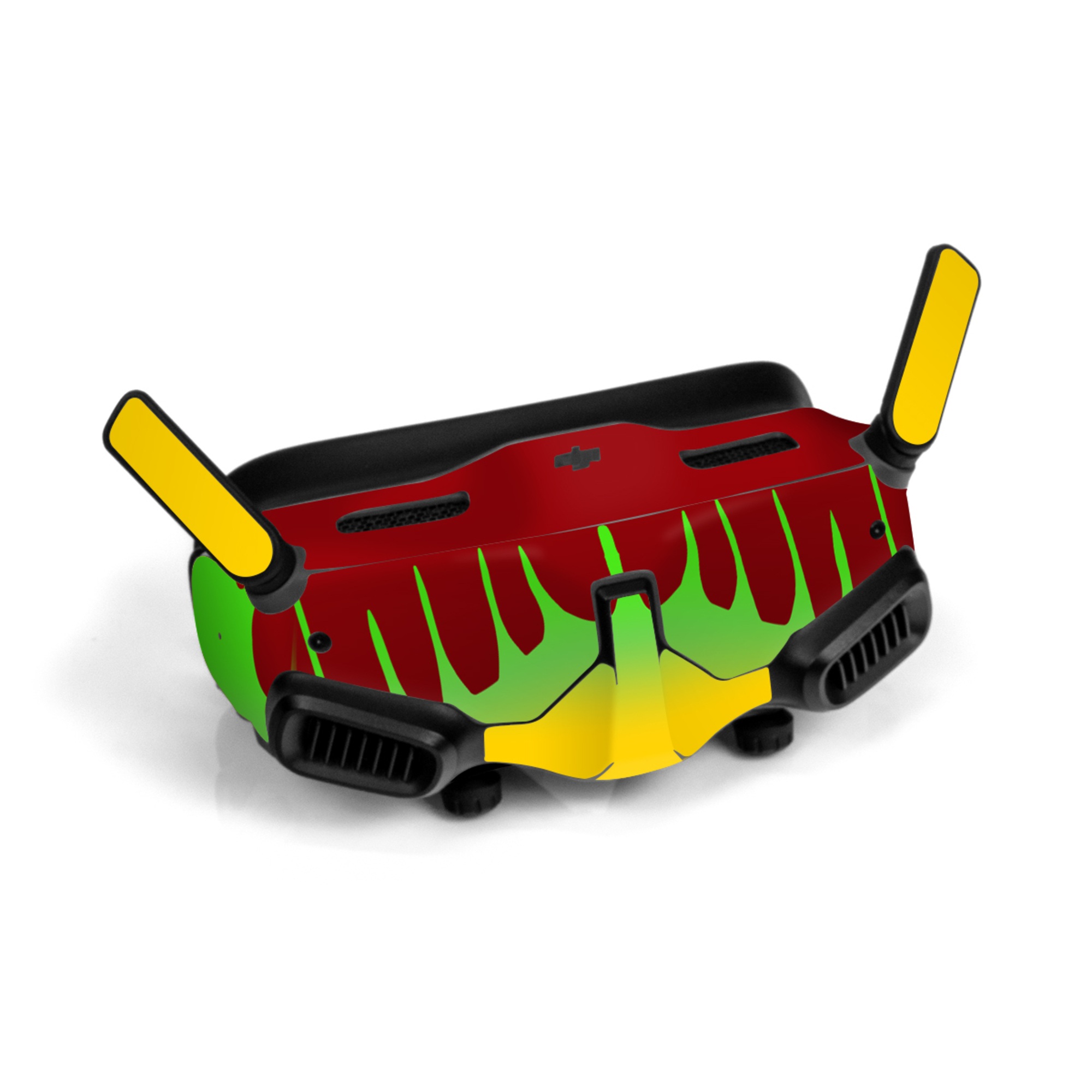 DJI Goggles 2 Skin design, with yellow, green, brown colors