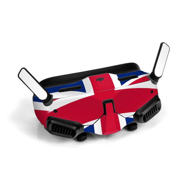 DJI Goggles 2 Skin design of Flag, Red, Line, Electric blue, Design, Font, Pattern, Parallel, Flag Day (USA), with red, white, blue colors