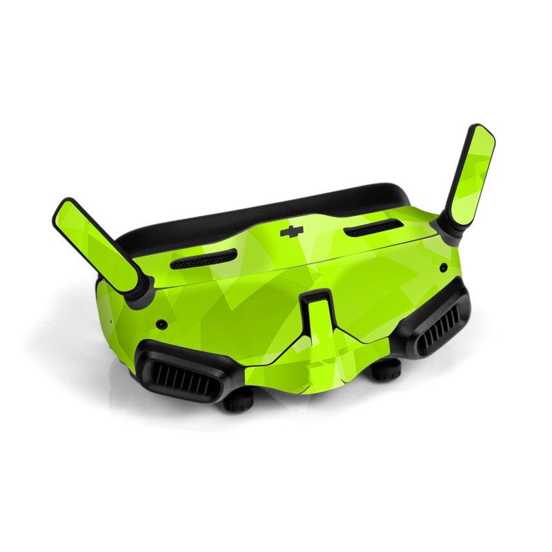 DJI Goggles 2 Skin design, with green colors