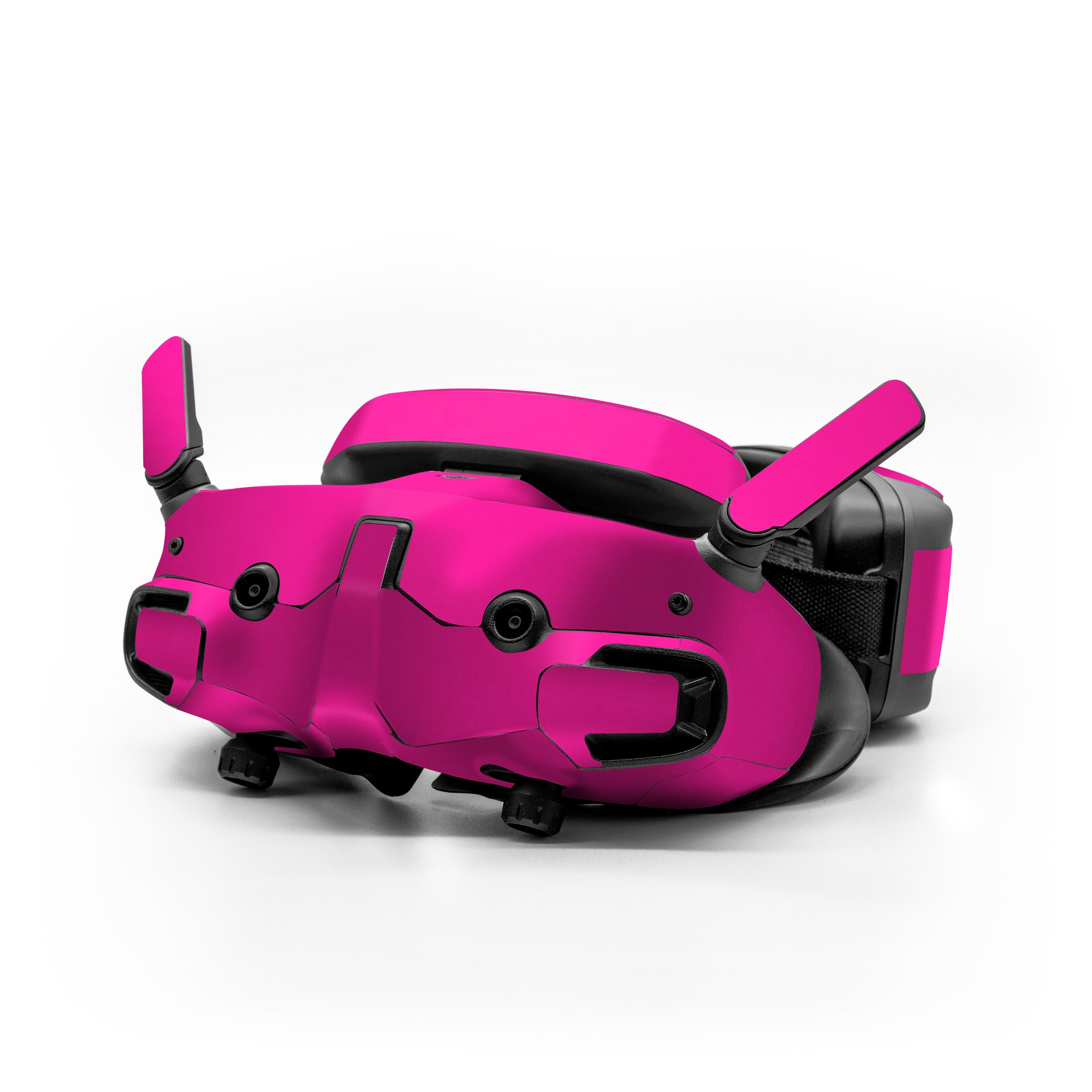 DJI Goggles 3 Skin design of Purple, Violet, Pink, Magenta, Pattern, Electric blue, Font, Tints and shades, Carmine, Peach, with pink colors