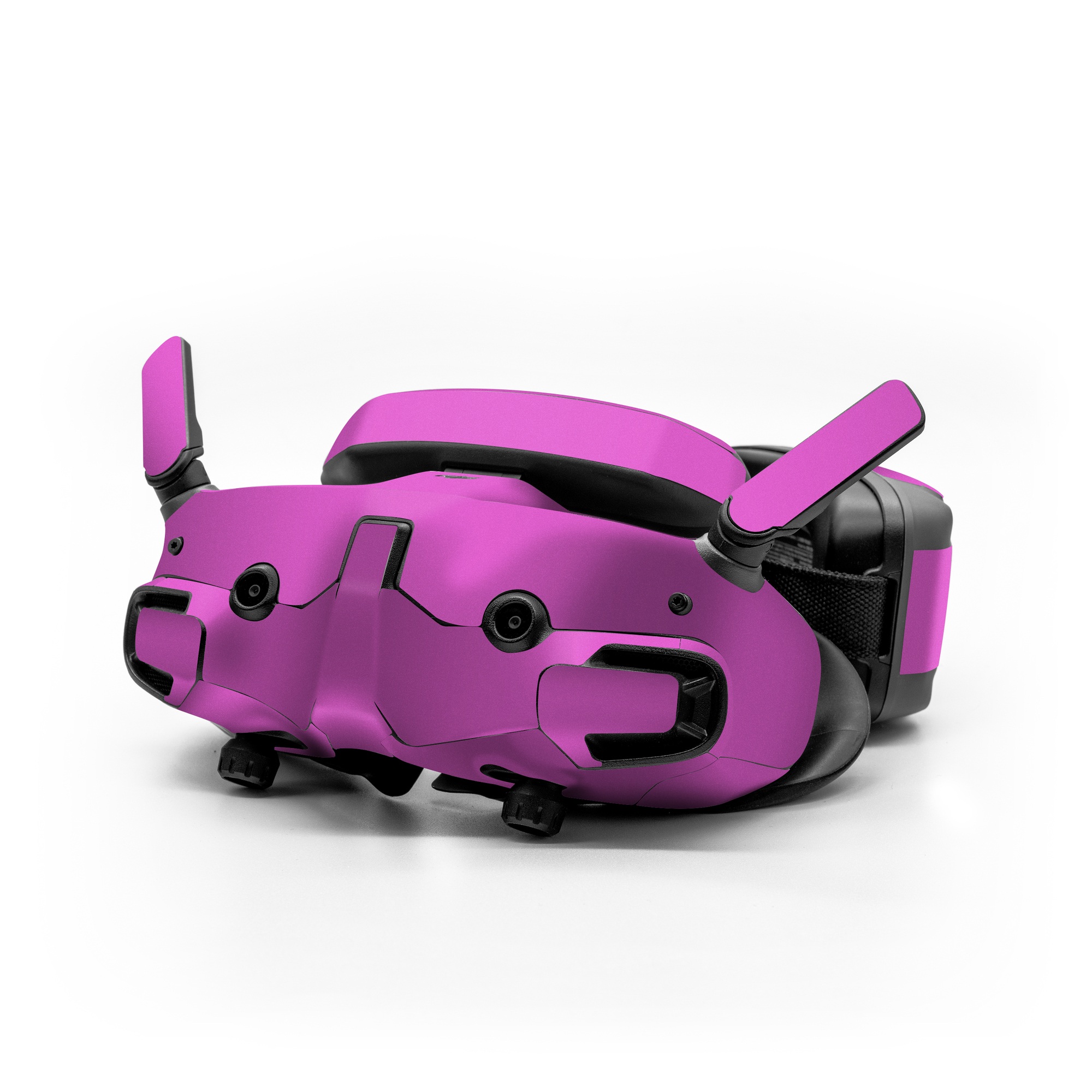 DJI Goggles 3 Skin design of Violet, Pink, Purple, Red, Lilac, Magenta, Blue, Lavender, Text, Sky, with pink colors