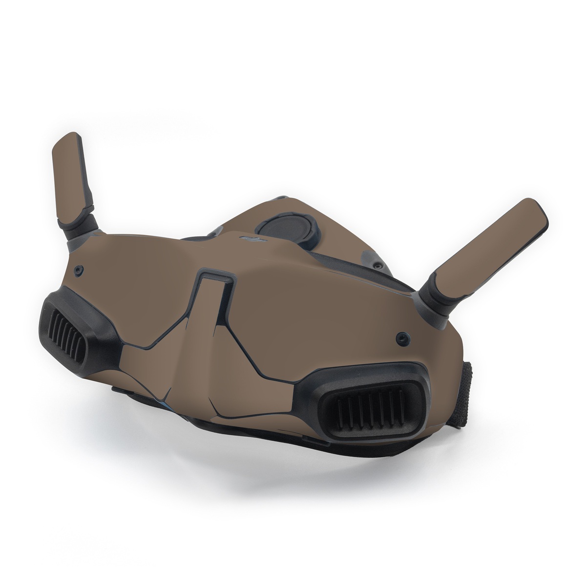 DJI Goggles Integra Skin design of Brown, Text, Beige, Material property, Font, with brown colors