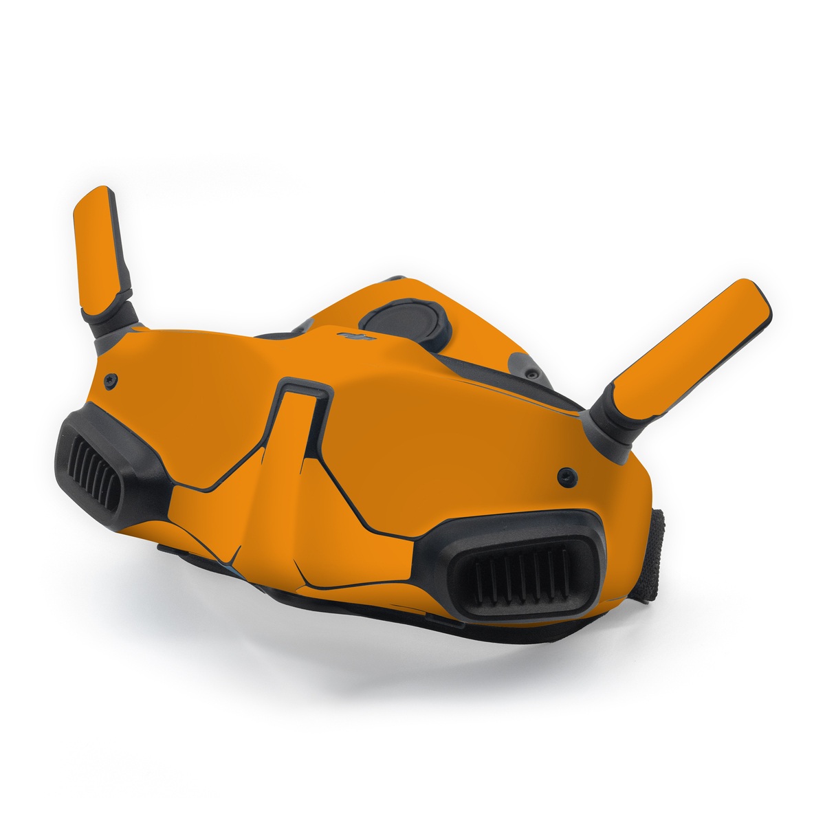 DJI Goggles Integra Skin design of Orange, Yellow, Brown, Text, Amber, Font, Peach, with orange colors