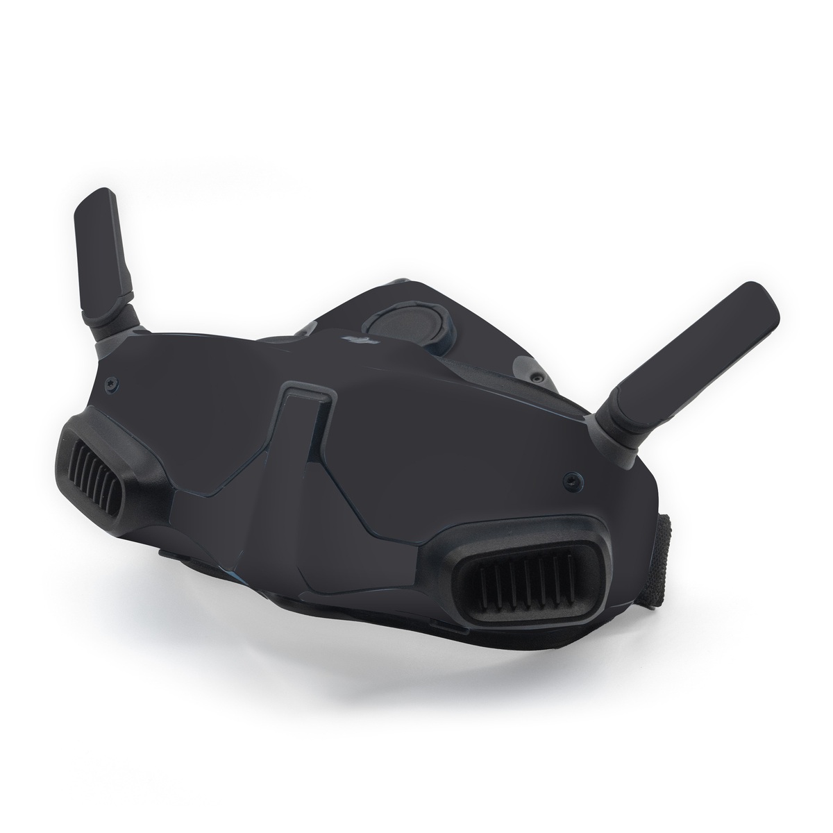 DJI Goggles Integra Skin design of Electric blue, Pattern, Circle, Midnight, Darkness, Font, Wood, Magenta, Monochrome photography, with gray colors