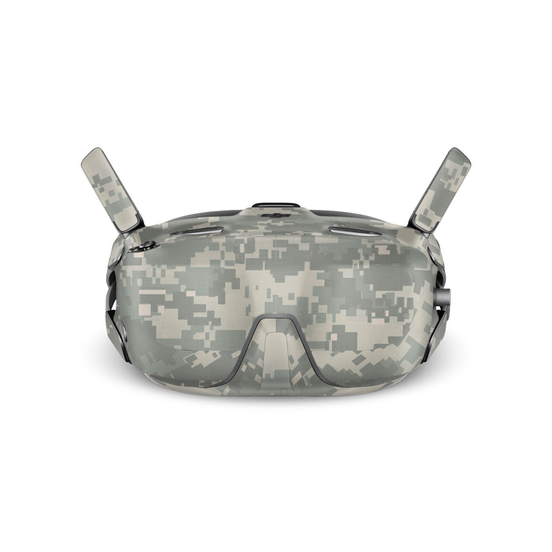DJI Goggles N3 Skin design of Military camouflage, Green, Pattern, Uniform, Camouflage, Design, Wallpaper, with gray, green colors