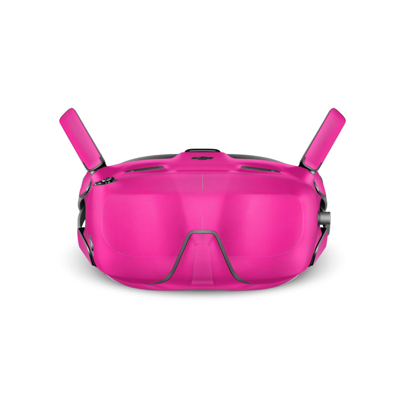 DJI Goggles N3 Skin design of Purple, Violet, Pink, Magenta, Pattern, Electric blue, Font, Tints and shades, Carmine, Peach, with pink colors