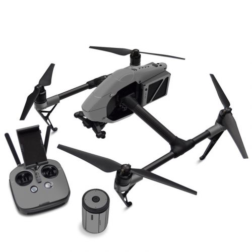 Solid State Grey DJI Inspire 2 Skin