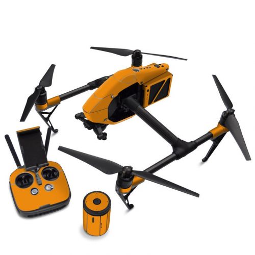 Solid State Orange DJI Inspire 2 Skin