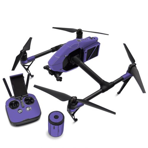 Solid State Purple DJI Inspire 2 Skin