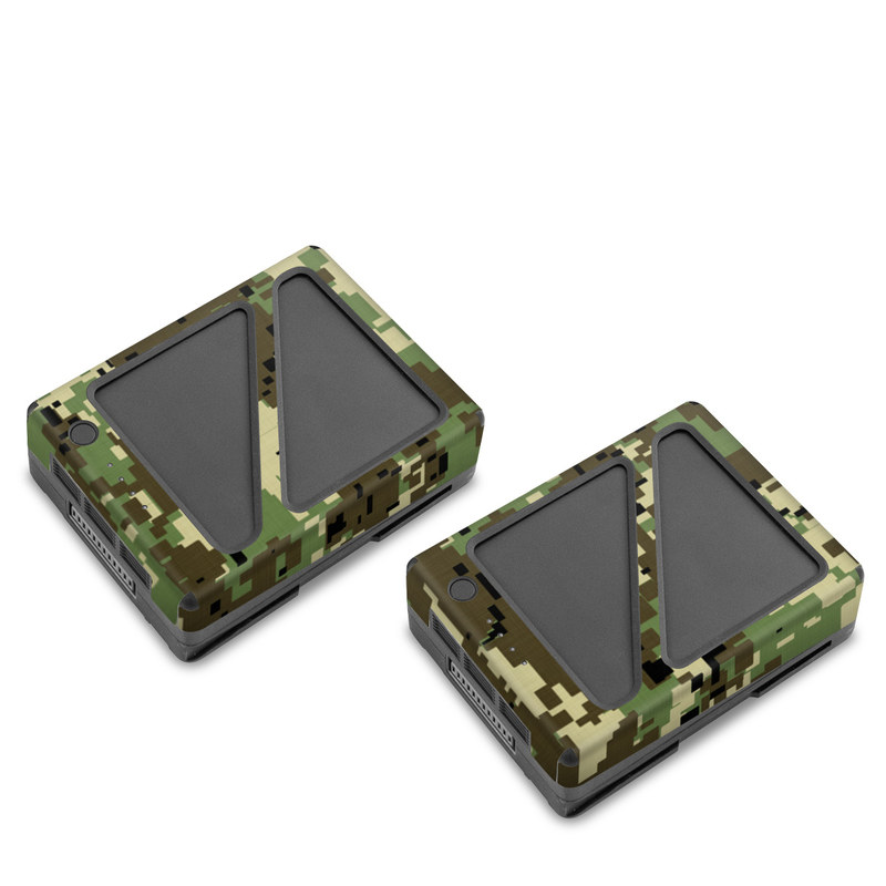 DJI Inspire 2 Battery Skin design of Military camouflage, Pattern, Camouflage, Green, Uniform, Clothing, Design, Military uniform, with black, gray, green colors